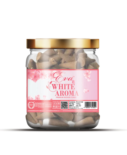 Eva WhiteAroma Premium Incense Cones