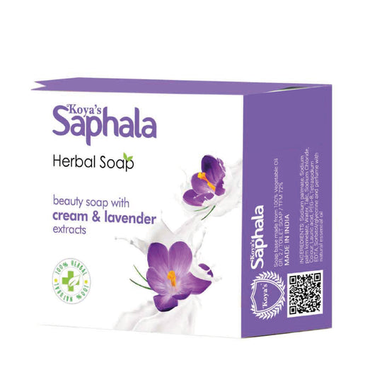 Koya's Herbal Saphala Soap(Cream and Lavender) - KoyasIncense