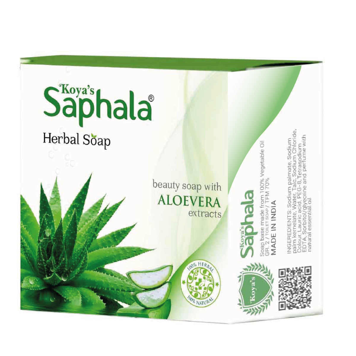 Koya's Saphala Herbal Aloe Vera Beauty Soap - KoyasIncense