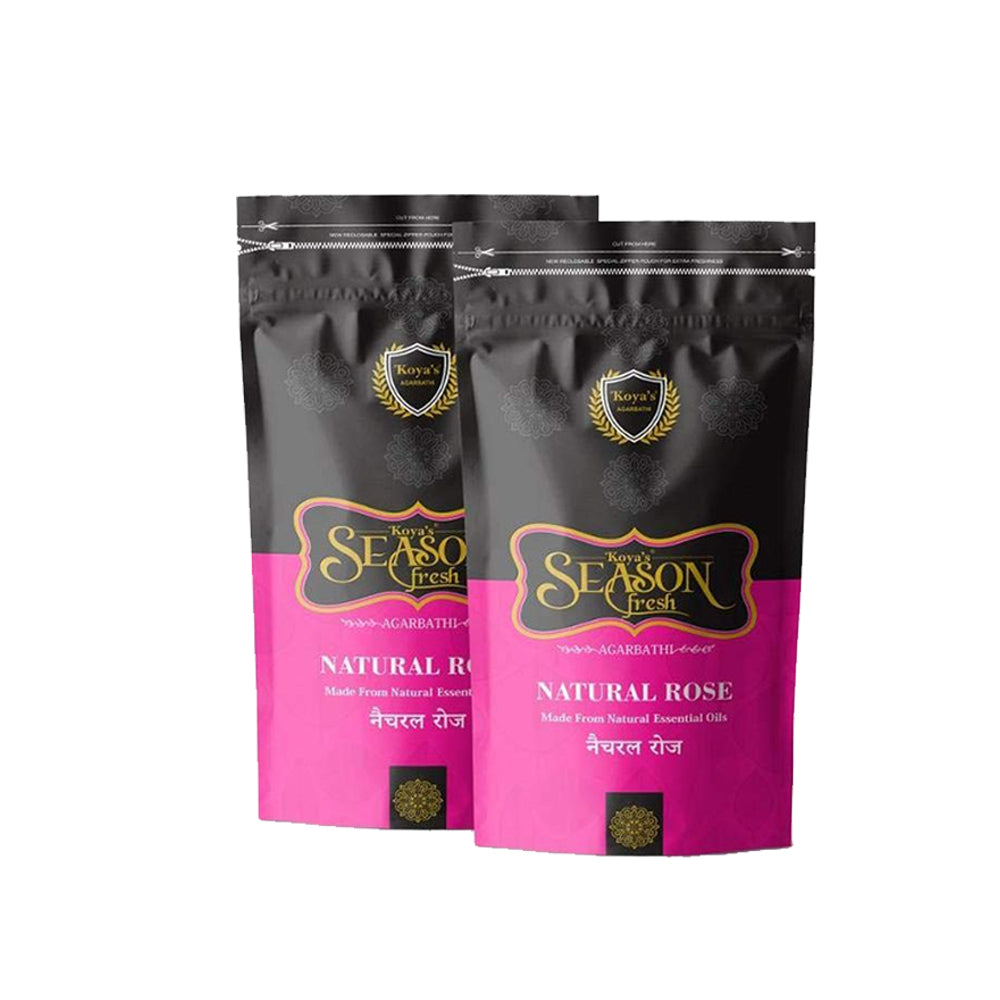 Koya's Season Fresh Rose Zipper Pouch - KoyasIncense